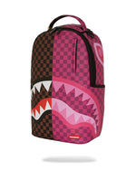 Sprayground Zaino Split Sip Pink Check Dlxsv