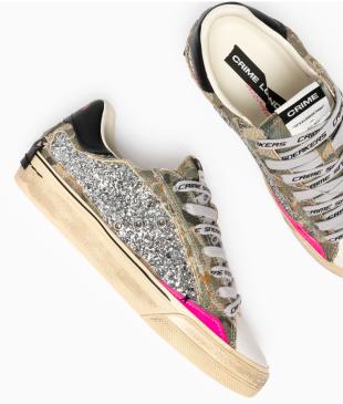 Crime London Distressed Deconstructed Camo Stardust