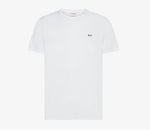 Sun68 T-shirt in Jersey di Cotone Bianco