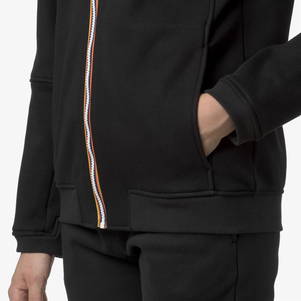 K-Way Felpa Pepin Brushed Pc Unisex Black