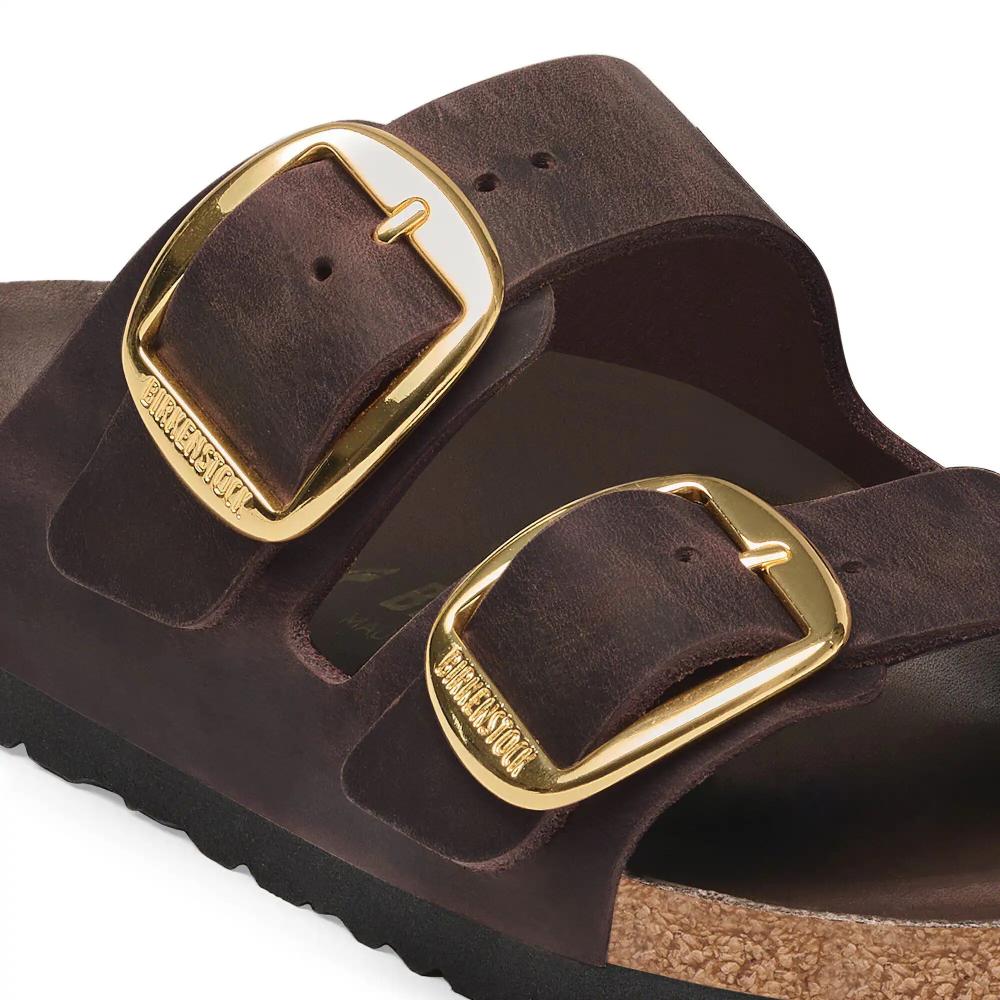 Birkenstock Arizona Big Buckle Pelle oliata Habana Narrow Fit