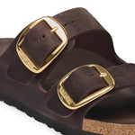 Birkenstock Arizona Big Buckle Pelle oliata Habana Narrow Fit