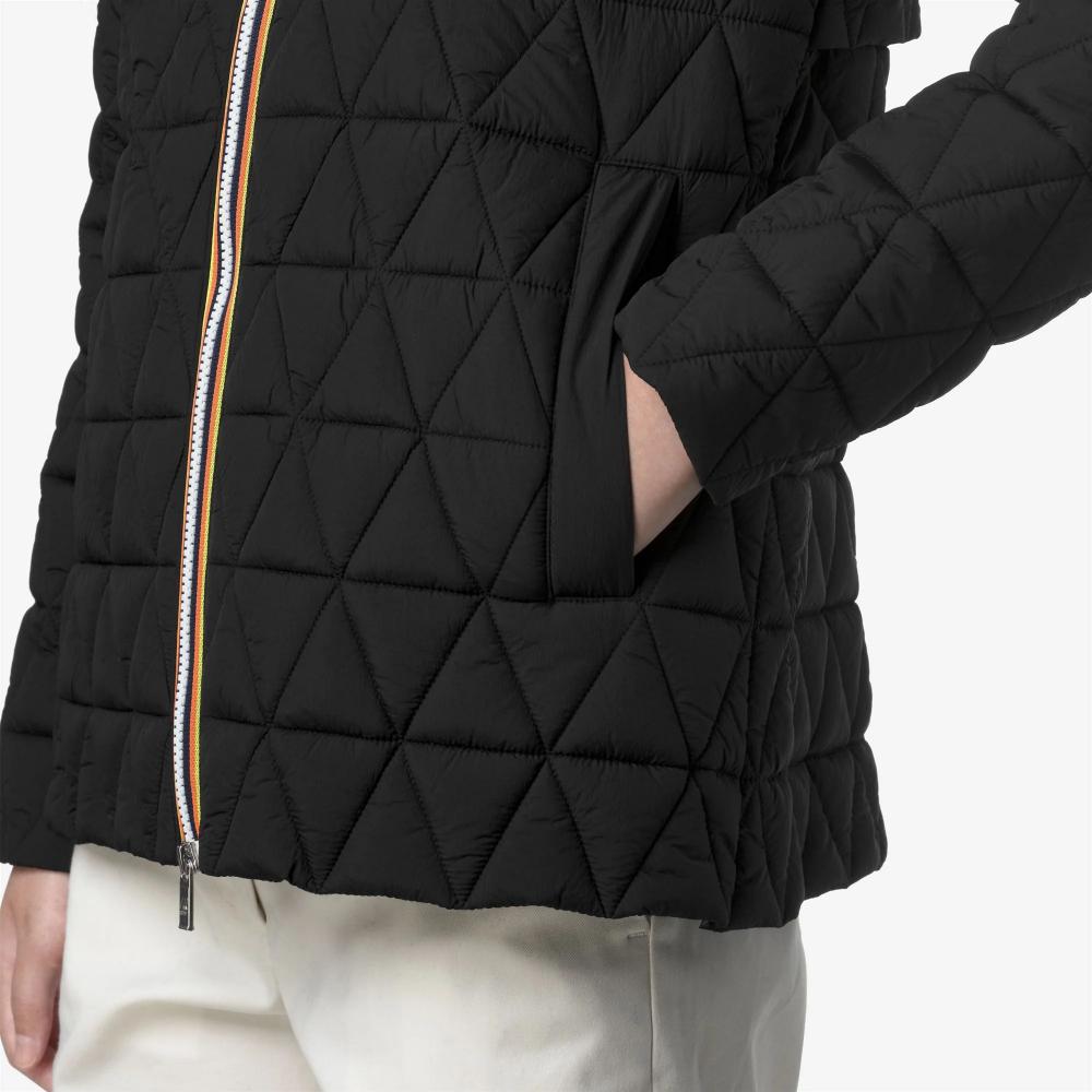 K-Way Giacca Madlaine Diamond Quilted Warm Black PureBlack Pure