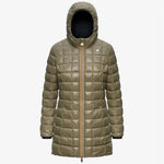 K-way Giacca Denise St Thermo Double Black Pure/Green Army