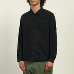 Cp Company Organic Gabardine Zipped Overshirt