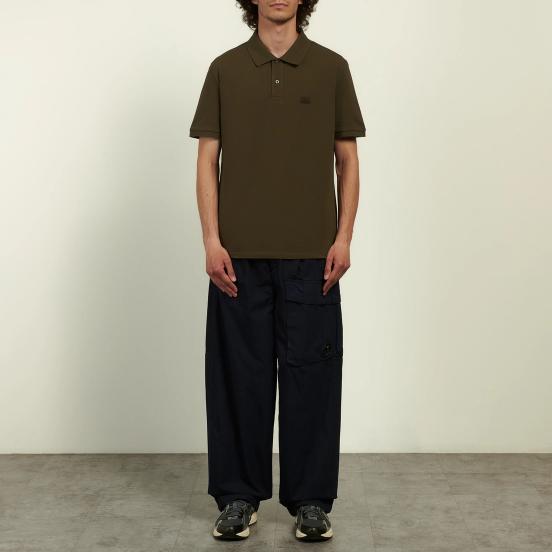 Cp Company Stretch Piquet Short Sleeve Polo