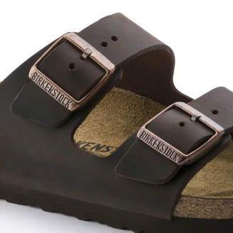 Birkenstock Arizona Pelle Oliata Habana Narrow Fit