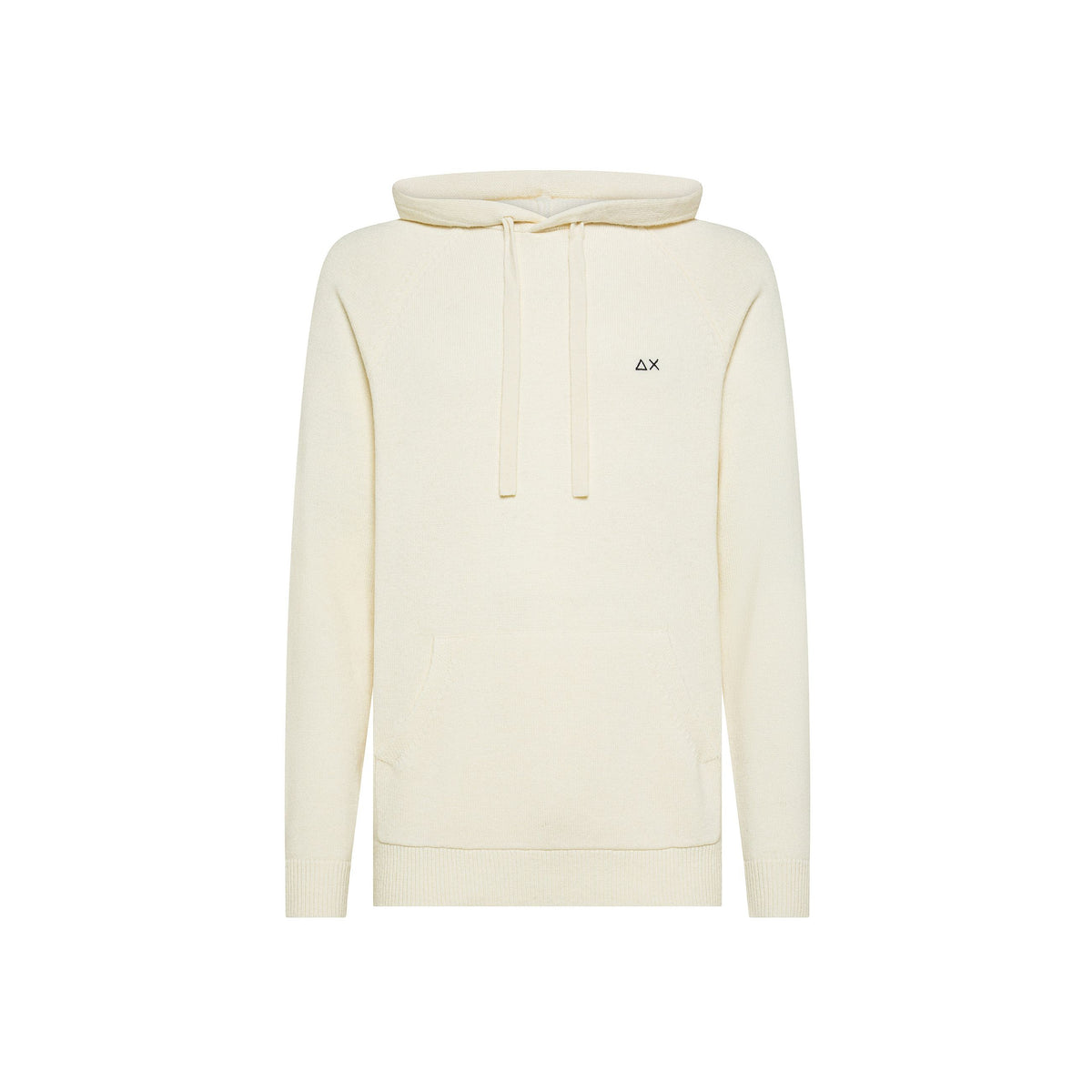 Sun68 Maglia in Misto Cashmere con Cappuccio