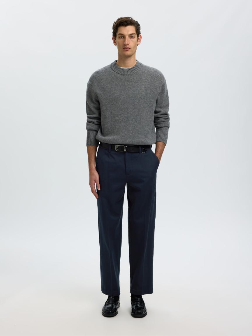 Selected Pantalone Linea Morbida Blu