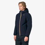 K-Way Giacca Jack St Warm Double Blue Depth/Green Army