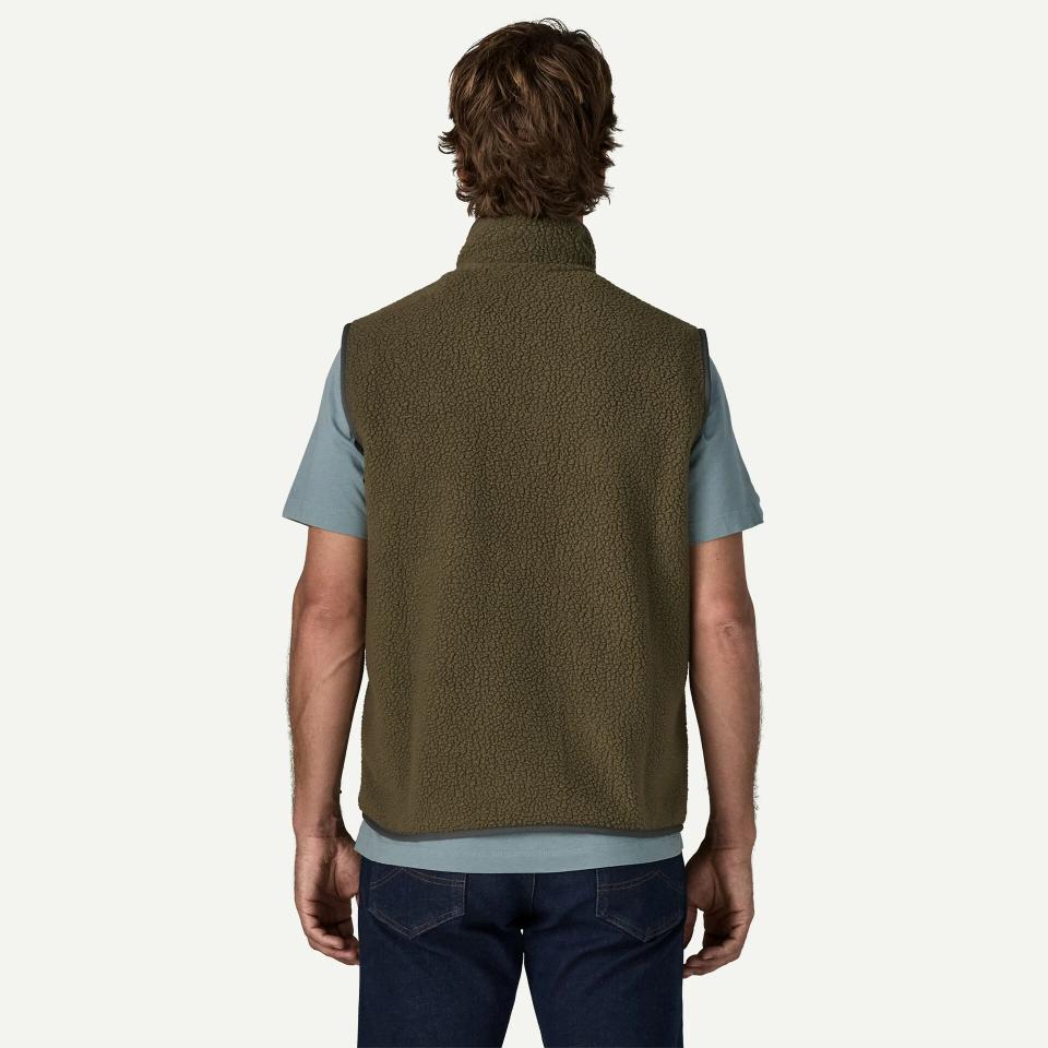 Patagonia Men's Retro Pile Fleece Vest Basin Green