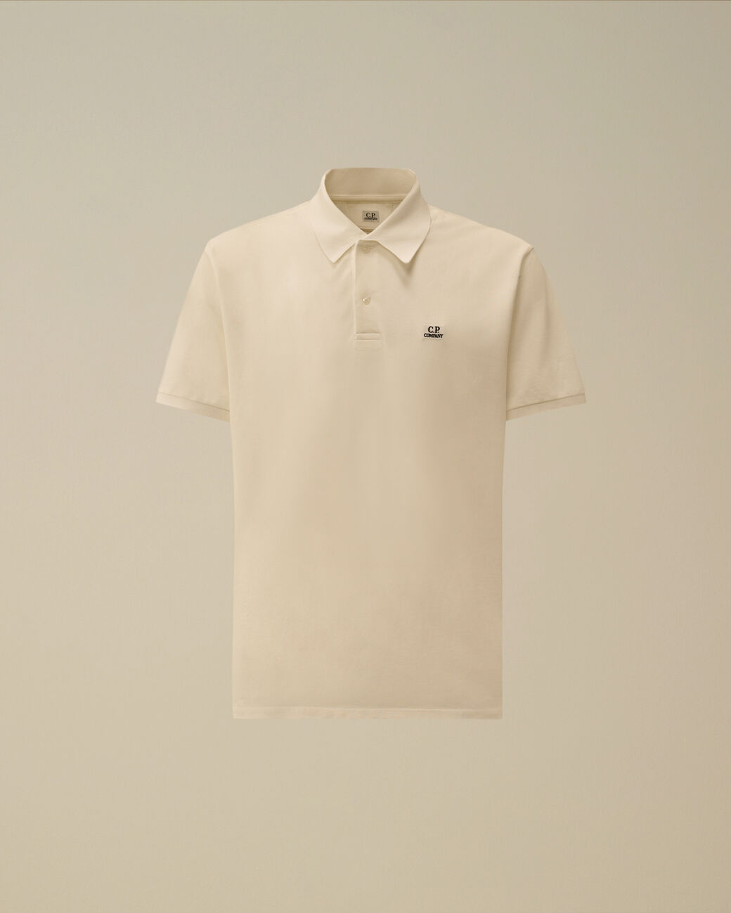 Cp Company Stretch Piquet Short Sleeve Point Collar Polo