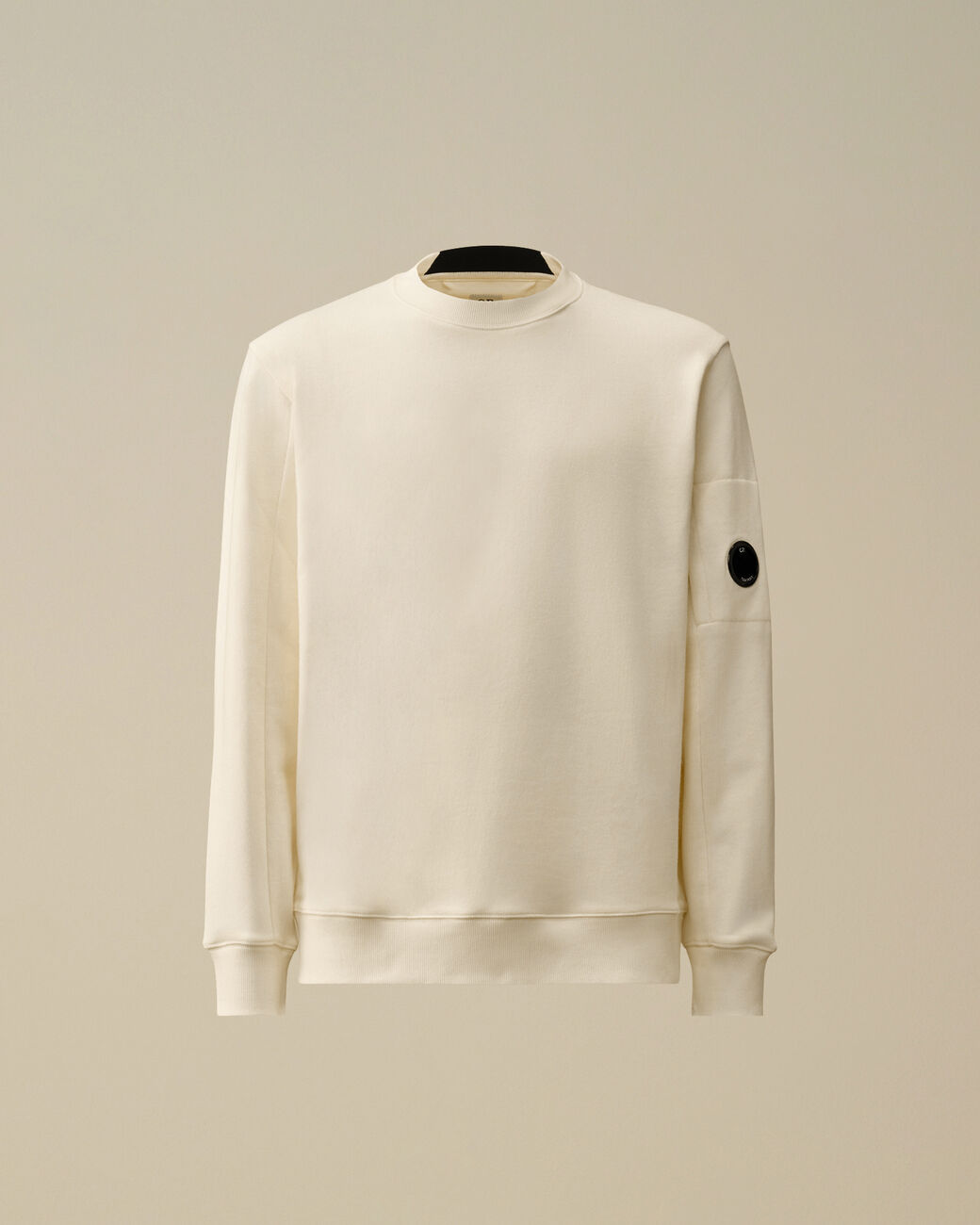 Cp Company Diagonal Raised Fleece Crewneck Lens Sweatshirt