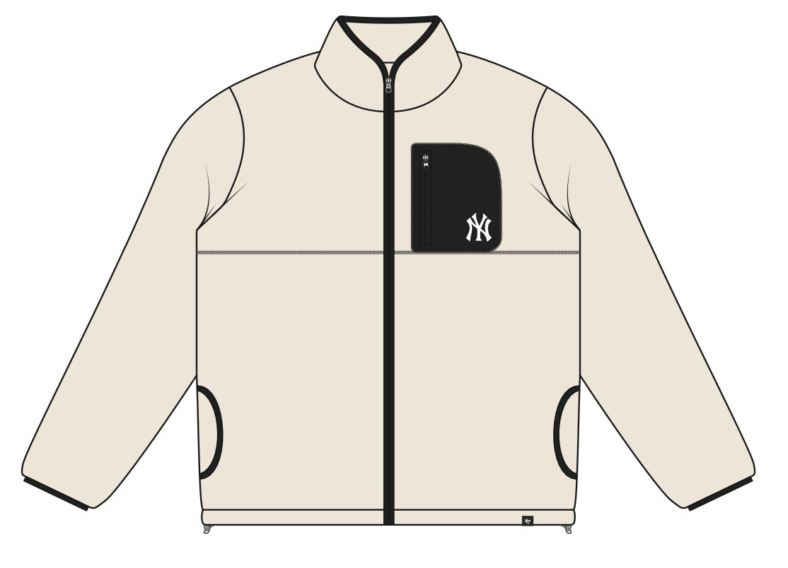 '47 Brand Giacca Baserunner Sherpa New York Yankees