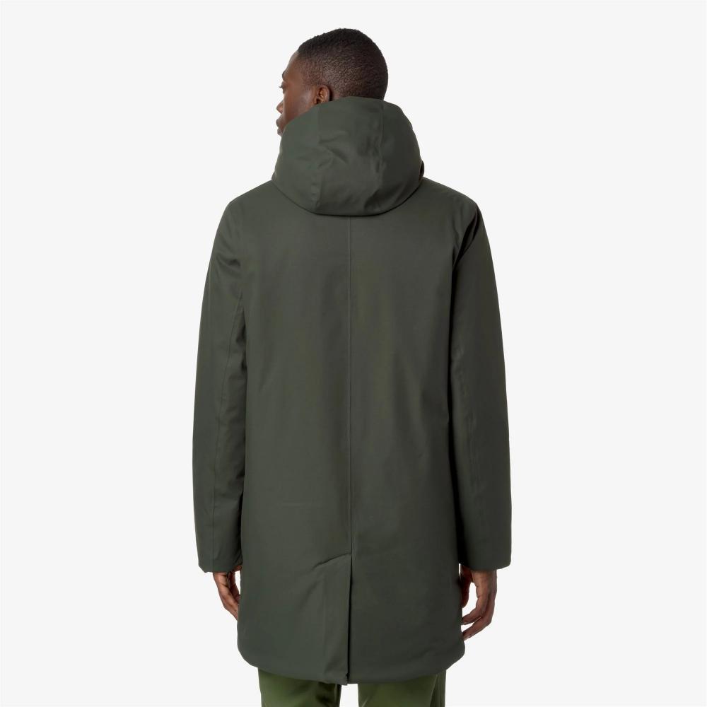 K-Way Giacca Jarno Twill Marmotta Green B-Blue A