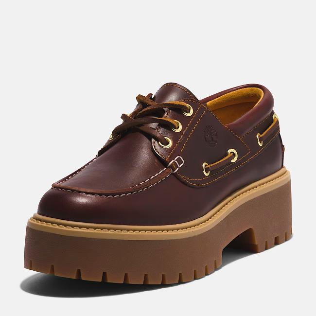 Timberland Scarpa da Barca con Plateau Stone Street