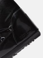 Moon Boot Stivale Icon Glance Nero in Raso