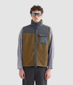 Murphy&Nye Crane Vest Smanicato Unisex in Pile Sherpa