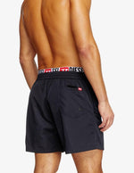 Diesel Pantaloncino da Mare con Stampa Logo