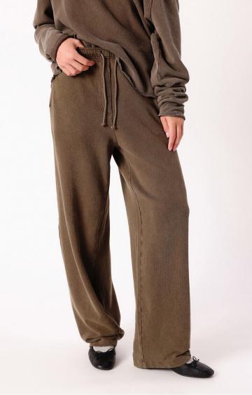 American Vintage Pantaloni Jogger Donna Vibtown Brunette