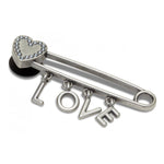 Crocs Jibbitz Love Safety Pin