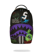 Sprayground Zaino Shark Central Stencils- Black Dlxsv