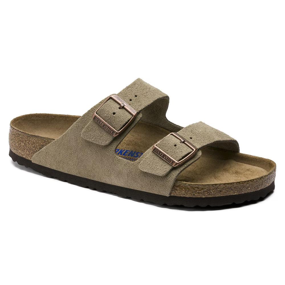 Birkenstock Arizona plantare morbido Pelle scamosciata Narrow Fit