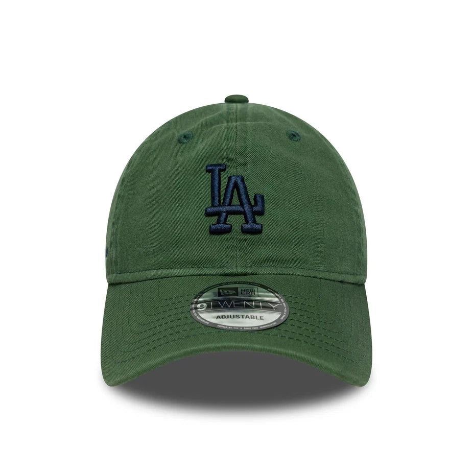New Era 9Twenty LA Dodgers MLB Washed Script Verde Scuro