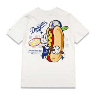 New Era T-shirt Los Angeles Dodgers MLB Off White