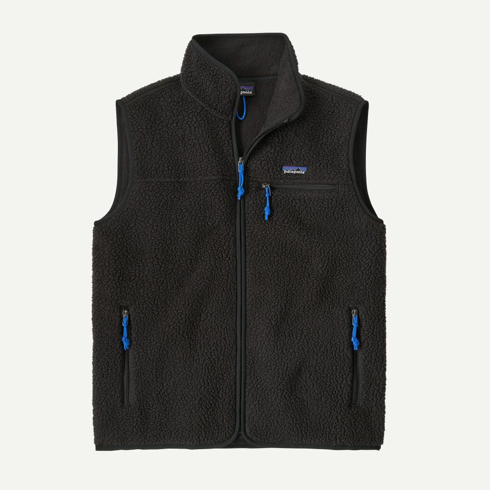 Patagonia Men's Retro Pile Fleece Vest Black