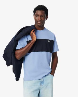 Lacoste T-shirt in Cotone Color Block