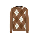 Sun68 Maglia in Lana e Cashmere con Rombi