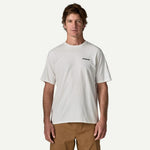 Patagonia Men's P-6 Logo Responsibili-Tee® Fiber White