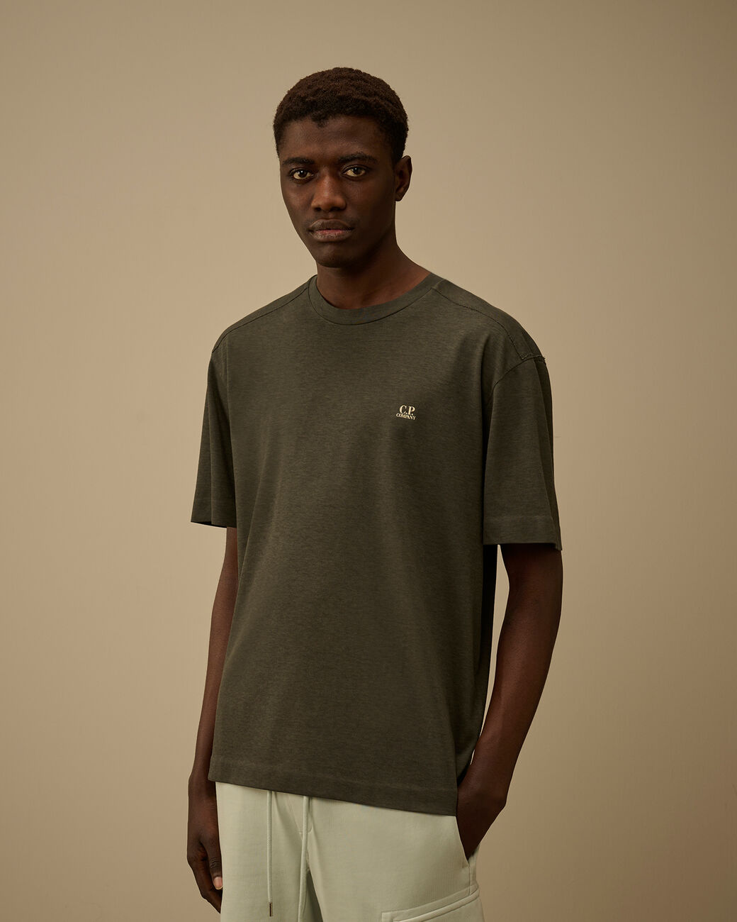 Cp Company Jersey Plated Logo T-Shirt