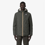 K-Way Giacca Le Vrai 4.0 Claude Orsetto Unisex Green Blackish