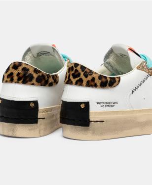 Crime London Distressed Platform Tropical Gold