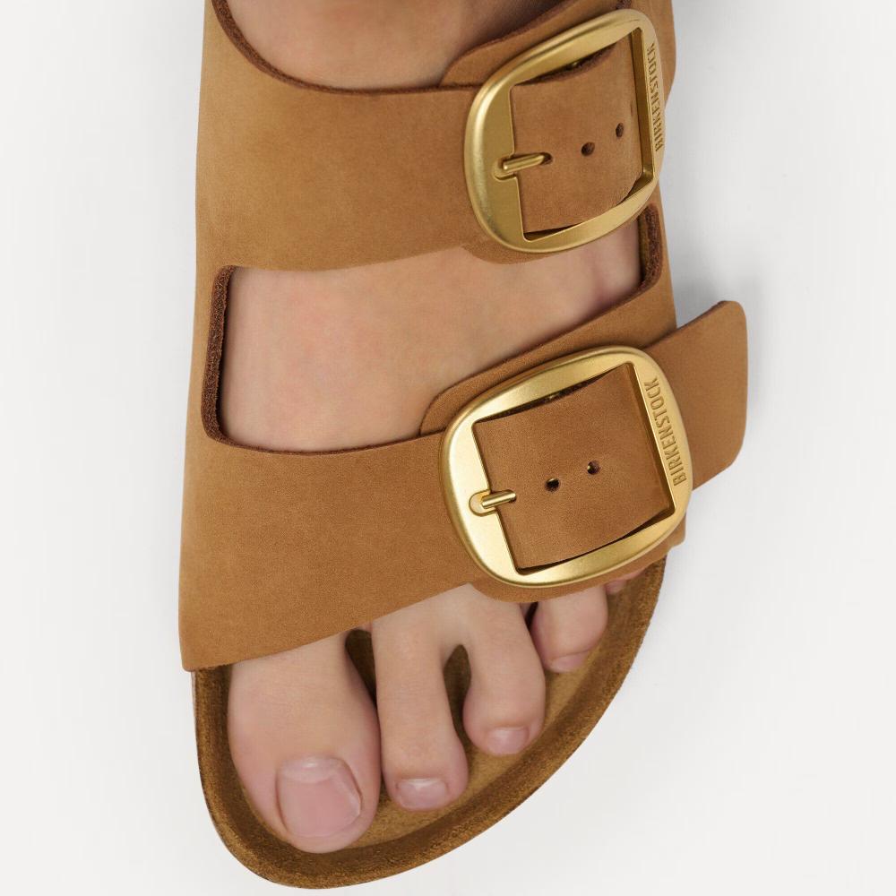 Birkenstock Arizona Big Buckle Pelle Nubuck Mink Narrow Fit