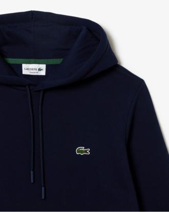 Lacoste Felpa con Cappuccio in Pile