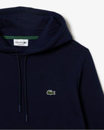 Lacoste Felpa con Cappuccio in Pile