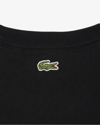 Lacoste T-shirt Ricamata in Cotone