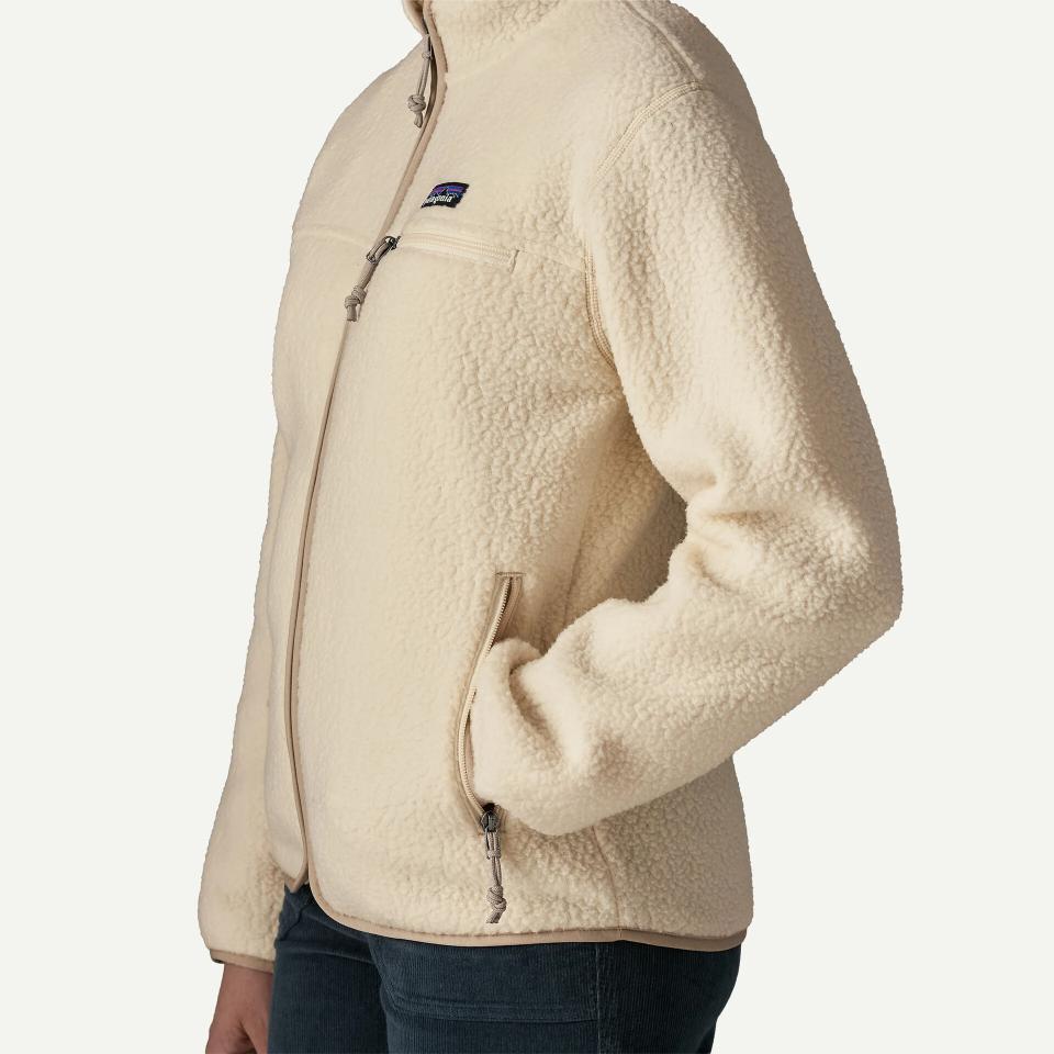 Patagonia Women's Retro Pile Fleece Jacket Natural