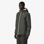 K-Way Giacca Le Vrai 4.0 Claude Orsetto Unisex Green Blackish