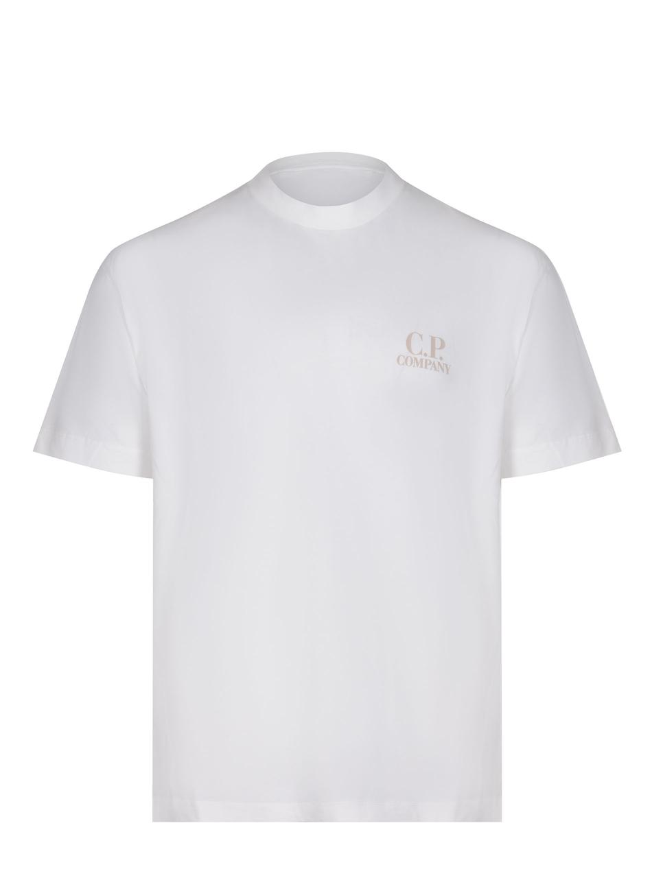 Cp Company Jersey 30/1 Short Sleeve Logo Label T-Shirt
