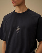 Cp Company Malfilè Fleece Short Sleeve Sweatshirt