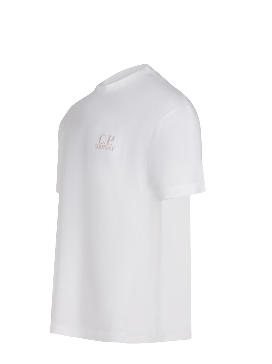 Cp Company Jersey 30/1 Short Sleeve Logo Label T-Shirt