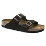 Birkenstock Arizona Plantare Morbido Pelle Scamosciata Mocha