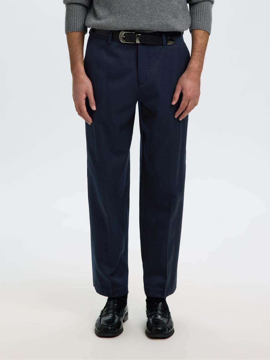 Selected Pantalone Linea Morbida Blu