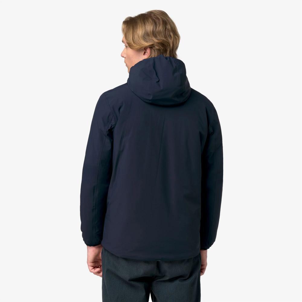 K-Way Giacca Jack St Warm Double Blue Depth/Green Army