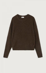 American Vintage Maglione Donna Ouity Cioccoloto