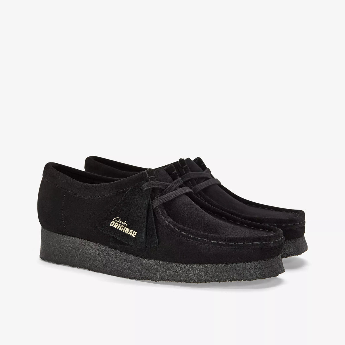 Clarks Wallabee Camoscio nero